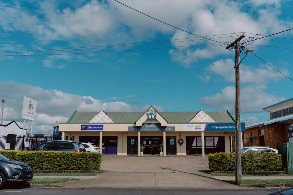 EXTERIOR IMAGE FARMER CHIROPRACTIC 2/98 BAZAAR STREET MARYBOROUGH QLD